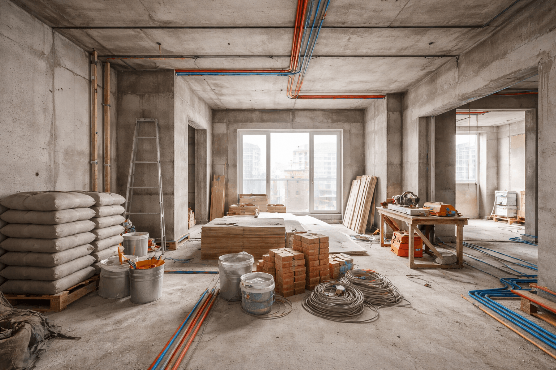 毛胚屋裝修怎麼開始？從規劃設計到施工流程完整解析